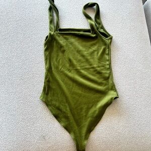 Green Zara bodysuit